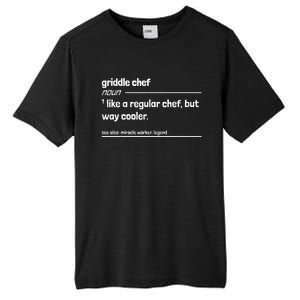 Griddle Chef Like Regular But Way Cooler Funny Tall Fusion ChromaSoft Performance T-Shirt