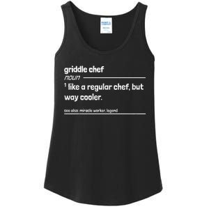 Griddle Chef Like Regular But Way Cooler Funny Ladies Essential Tank