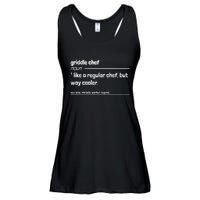 Griddle Chef Like Regular But Way Cooler Funny Ladies Essential Flowy Tank