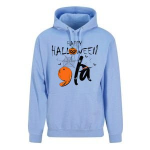 Ghost Comma La Kamala Harris 2024 Halloween Election Unisex Surf Hoodie