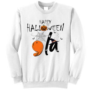 Ghost Comma La Kamala Harris 2024 Halloween Election Sweatshirt