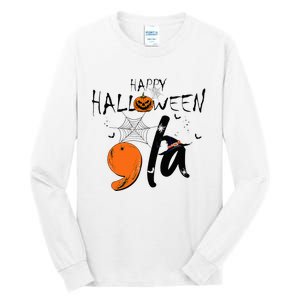 Ghost Comma La Kamala Harris 2024 Halloween Election Tall Long Sleeve T-Shirt