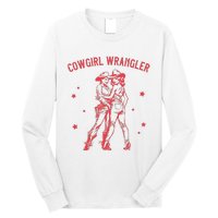 Gay Cowgirl Lesbian Femme Subtle Bi Pride Sapphic Western Long Sleeve Shirt