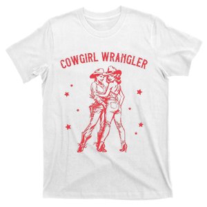 Gay Cowgirl Lesbian Femme Subtle Bi Pride Sapphic Western T-Shirt