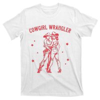 Gay Cowgirl Lesbian Femme Subtle Bi Pride Sapphic Western T-Shirt