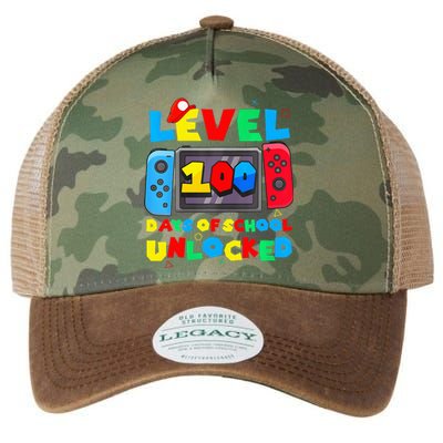 Game Controller Level 100 Days Of School Unlocked Legacy Tie Dye Trucker Hat