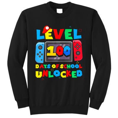 Game Controller Level 100 Days Of School Unlocked Sweatshirt