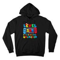 Game Controller Level 100 Days Of School Unlocked Tall Hoodie