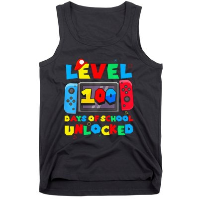 Game Controller Level 100 Days Of School Unlocked Tank Top