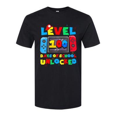 Game Controller Level 100 Days Of School Unlocked Softstyle CVC T-Shirt