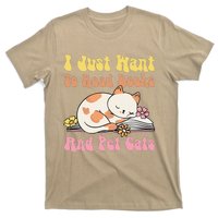 Groovy Cat Lovers And Bookworms Design For Readers T-Shirt