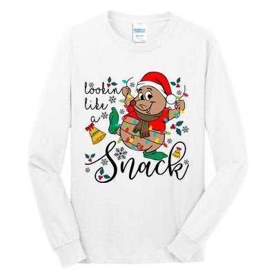 Gus Christmas Lights Lookin Like A Snack Gus Christmas Family Tall Long Sleeve T-Shirt