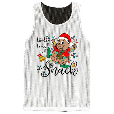 Gus Christmas Lights Lookin Like A Snack Gus Christmas Family Mesh Reversible Basketball Jersey Tank