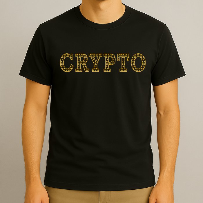Golden Crypto Logo Limited Edition T-Shirt