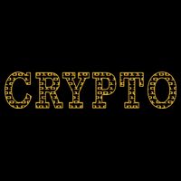 Golden Crypto Logo Limited Edition T-Shirt