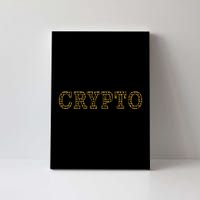 Golden Crypto Logo Limited Edition Canvas