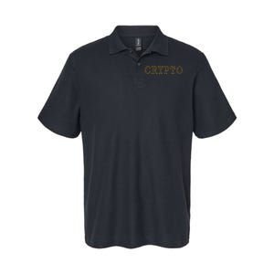 Golden Crypto Logo Limited Edition Softstyle Adult Sport Polo