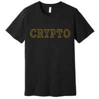 Golden Crypto Logo Limited Edition Premium T-Shirt