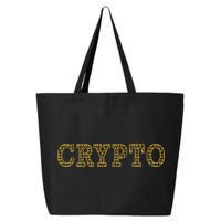 Golden Crypto Logo Limited Edition 25L Jumbo Tote