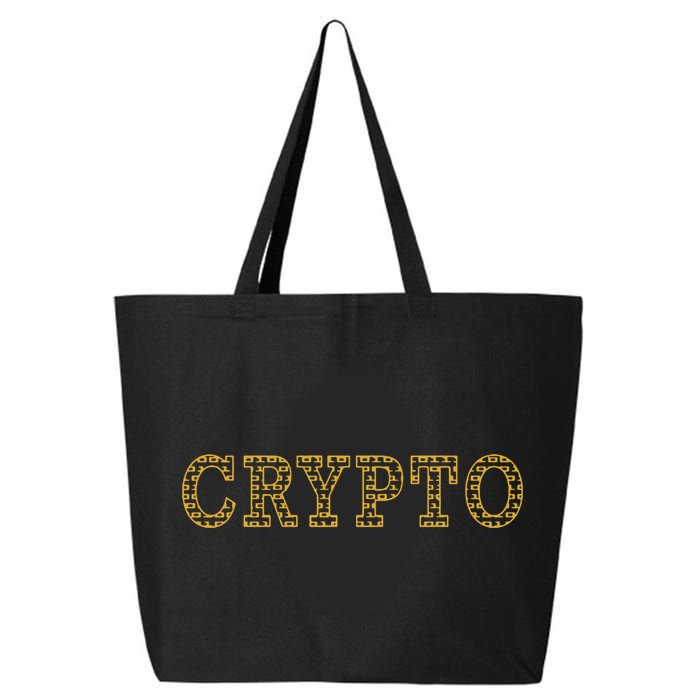 Golden Crypto Logo Limited Edition 25L Jumbo Tote