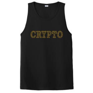 Golden Crypto Logo Limited Edition PosiCharge Competitor Tank