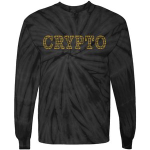 Golden Crypto Logo Limited Edition Tie-Dye Long Sleeve Shirt