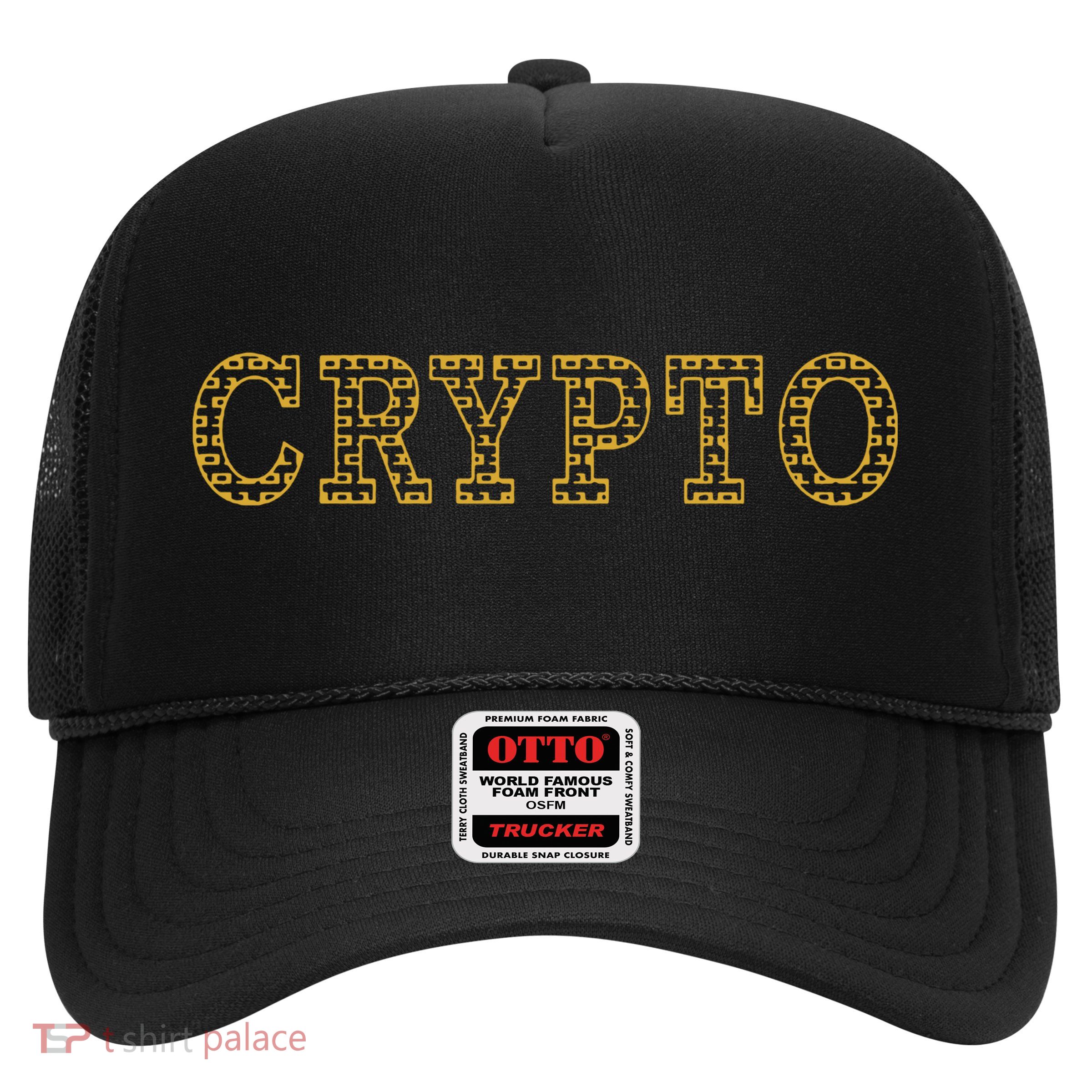 Golden Crypto Logo Limited Edition Trucker Hat
