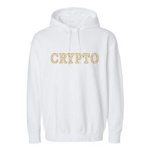 Golden Crypto Logo Limited Edition Garment-Dyed Fleece Hoodie