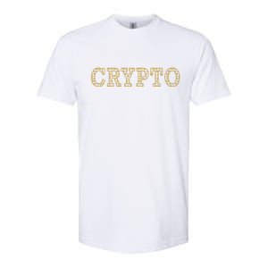 Golden Crypto Logo Limited Edition Softstyle CVC T-Shirt