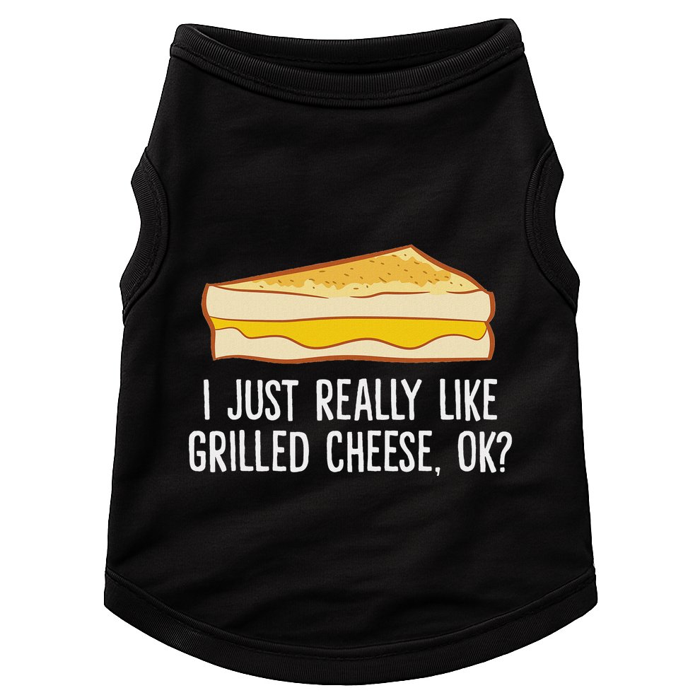 Grilled Cheese Lover I Just Really Like Grilled Cheese Doggie Tank