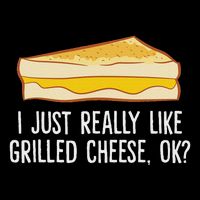 Grilled Cheese Lover I Just Really Like Grilled Cheese Flexfit Unipanel Trucker Cap