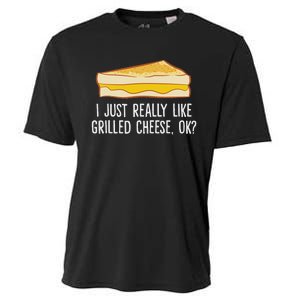 Grilled Cheese Lover I Just Really Like Grilled Cheese Cooling Performance Crew T-Shirt