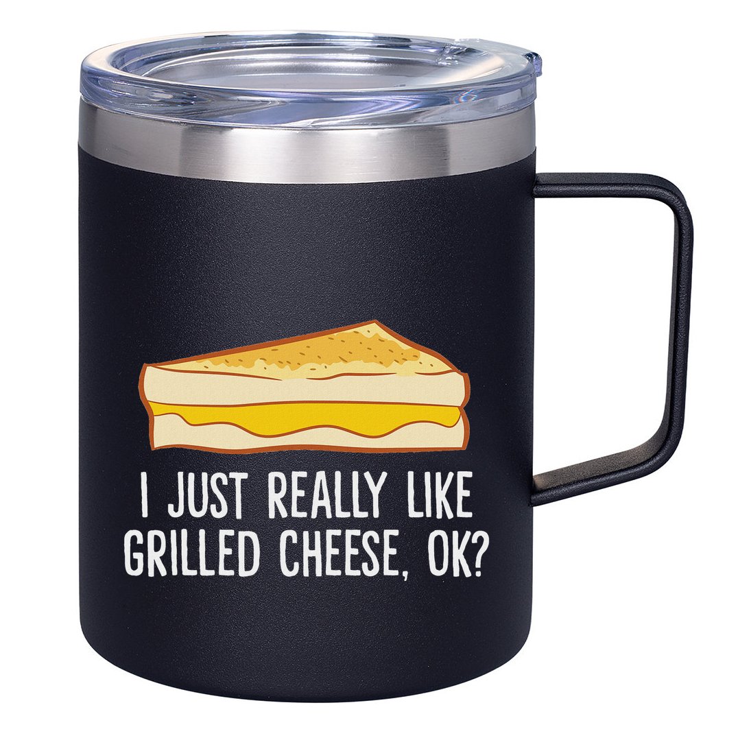 Grilled Cheese Lover I Just Really Like Grilled Cheese 12oz Stainless Steel Coffee Mug