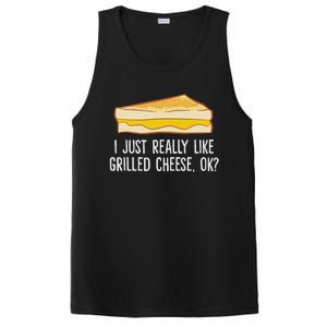 Grilled Cheese Lover I Just Really Like Grilled Cheese PosiCharge Competitor Tank