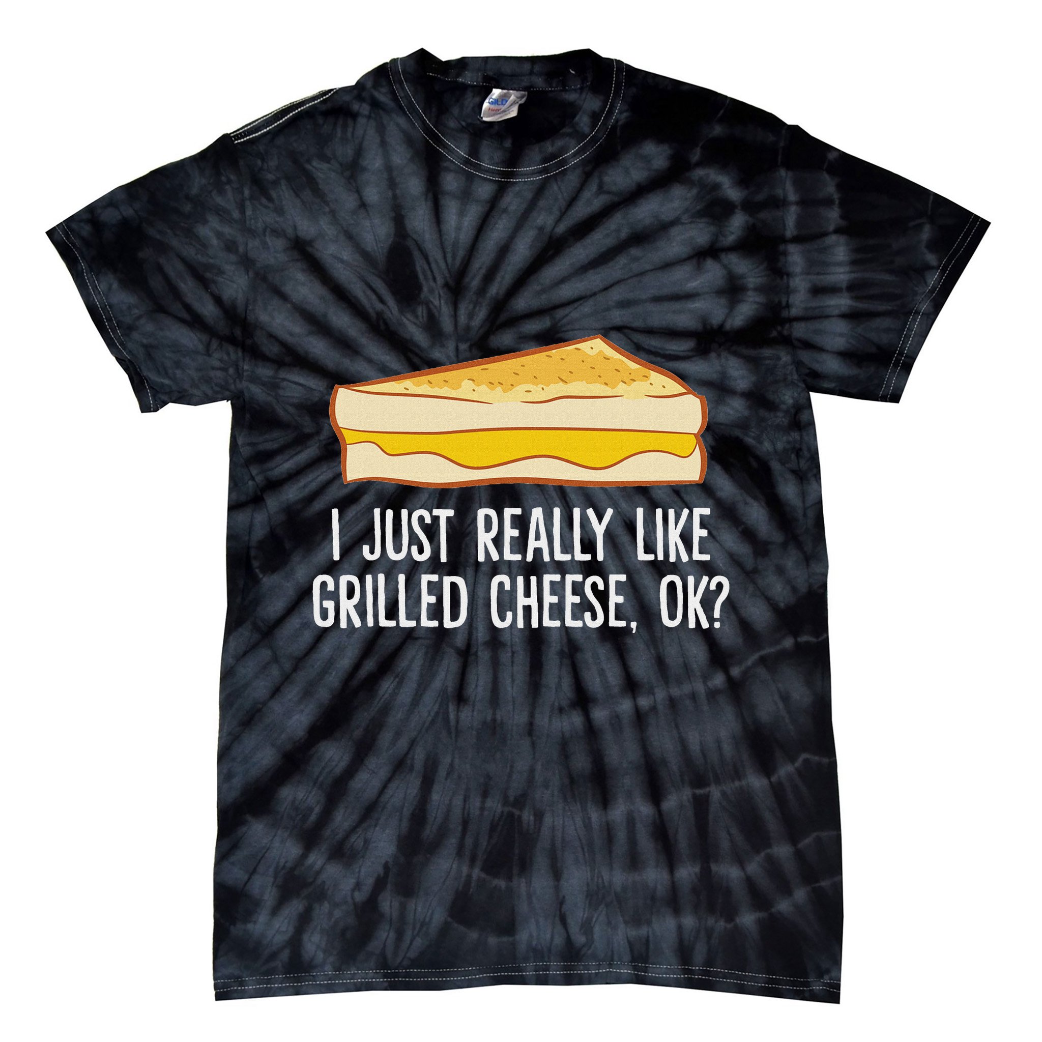 Grilled Cheese Lover I Just Really Like Grilled Cheese Tie-Dye T-Shirt
