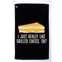 Grilled Cheese Lover I Just Really Like Grilled Cheese Golf Towel