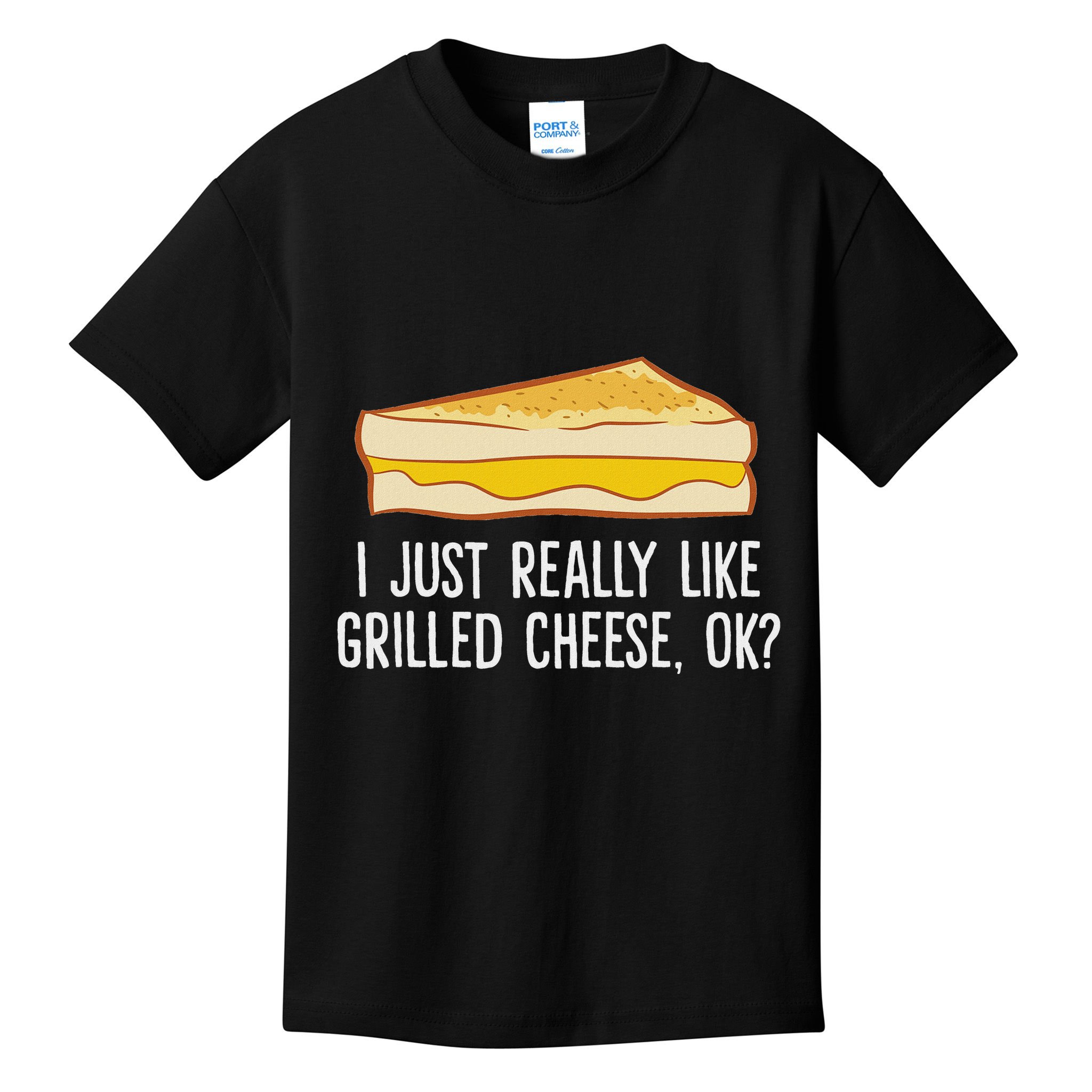 Grilled Cheese Lover I Just Really Like Grilled Cheese Kids T-Shirt