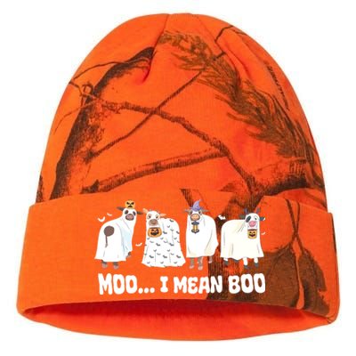 Ghost Cows Moo I Mean Boo Spooky Cow Halloween Kati Licensed 12" Camo Beanie