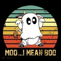 Ghost Cow Moo I Mean Boo Halloween Funny Cow Lover Wool Snapback Cap