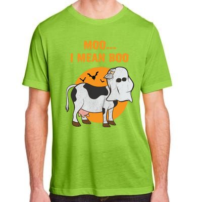 Ghost Cow Moo I Mean Boo Gift Adult ChromaSoft Performance T-Shirt