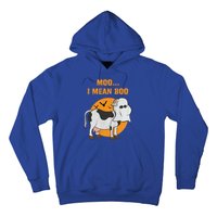 Ghost Cow Moo I Mean Boo Gift Hoodie