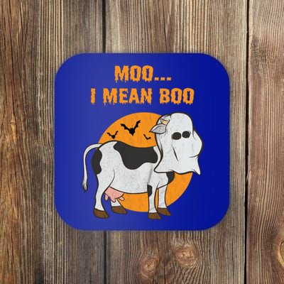 Ghost Cow Moo I Mean Boo Gift Coaster