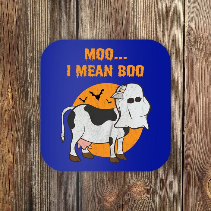 Ghost Cow Moo I Mean Boo Gift Coaster