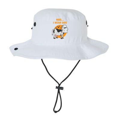 Ghost Cow Moo I Mean Boo Gift Legacy Cool Fit Booney Bucket Hat