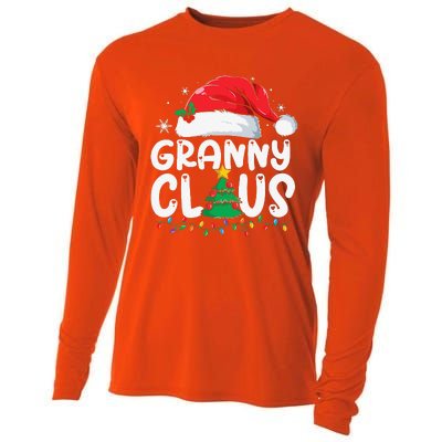 Granny Claus Matching Group Xmas Family Christmas Pajama Cooling Performance Long Sleeve Crew