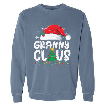 Granny Claus Matching Group Xmas Family Christmas Pajama Garment-Dyed Sweatshirt