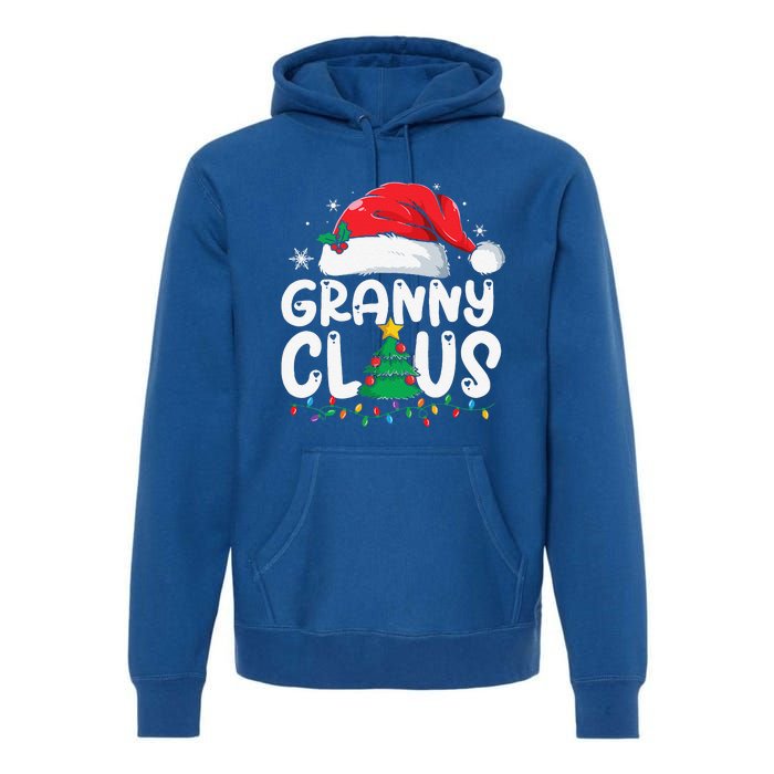 Granny Claus Matching Group Xmas Family Christmas Pajama Premium Hoodie