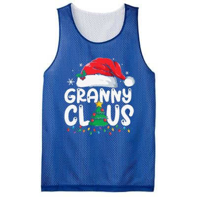 Granny Claus Matching Group Xmas Family Christmas Pajama Mesh Reversible Basketball Jersey Tank