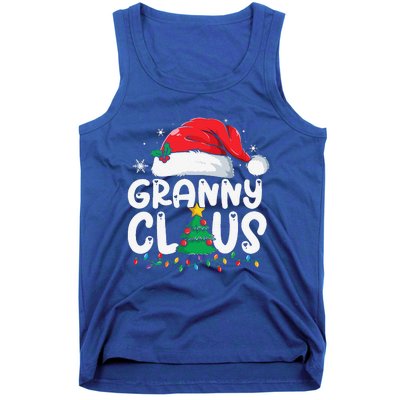 Granny Claus Matching Group Xmas Family Christmas Pajama Tank Top