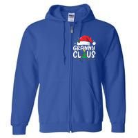 Granny Claus Matching Group Xmas Family Christmas Pajama Full Zip Hoodie